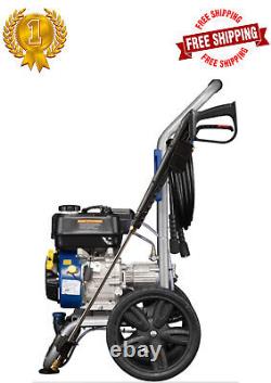 HOTDEAL-Heavy Duty Cleaning 5 Nozzles + Soap Tank Included 3200 PSI 2.5- Gallons