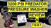 Harbor Freight Predator Pressure Power Washer 3200 Psi 2 8 Gpm Review U0026 Test