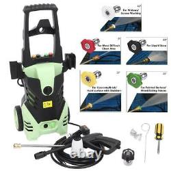 Heavy Duty 3000PSI Electric High Pressure Washer 1.7GPM Jet Sprayer with 5 Nozzles