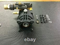 Heavy Duty Pressure Washer Horizontal Pump 3200 psi 2.5 GPM Fits Most 3/4 Shaft