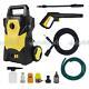 High Pressure Power Washer Electric Portable Cleaner Machine 3000PSI 2.0GPM