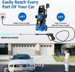 Homdox Pressure Washer 3000PSI 1.8GPM with Power Spray Cleaner Gun 5 Nozzles