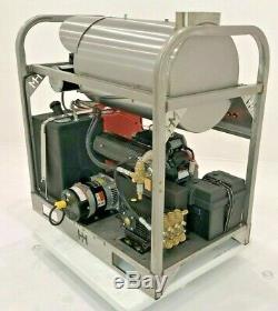 Hot/Cold Water Pressure Washer-8gpm/4000psi-new-SS Frame/Panels