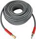 Hot Water Pressure Washer Hose 3/8 X 100Ft 6000 Psi Non-Marking 2-Braid R2 Gray
