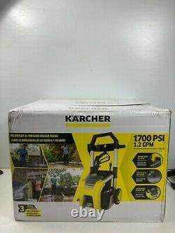 Karcher 1700 PSI/1.2 GPM Electric Pressure Washer Kit withMultiple Accessories