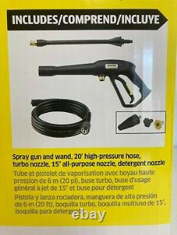 Karcher 1700 PSI/1.2 GPM Electric Pressure Washer Kit withMultiple Accessories