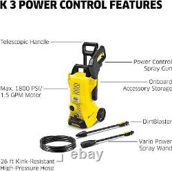 Karcher Cold Pressure Washer 2100 PSI Multi-Pattern Nozzle with Vario & DirtBlaste