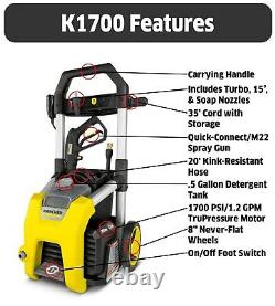 Kärcher K1700 Cube TruPressure Electric Pressure Washer 1700 PSI