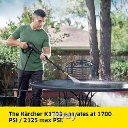 Kärcher K1700 Max 2125 PSI Electric Pressure Washer with 3 Spray Nozzles