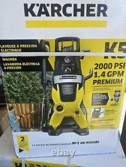 Karcher K5 Premium Electric Power Pressure Washer Cleaner 2000 PSI 1.4 GPM New