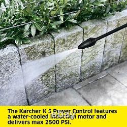 Karcher K 5 Power Control Max 2500 PSI Pressure Washer, 1.324-568.0 NEW