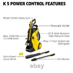 Kärcher K 5 Power Control, Pressure Washer, 2500 PSI, 1.55 max. GPM New