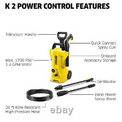 Karcher Pressure Washer, Max 2000 PSI, K2 Power Control, 1.45 GPM NEW