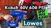 Kobalt 40v 600 Psi Cordless Power Cleaner Review Spot Free Rinse