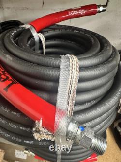 Legacy Pressure Washer Hose, 50 ft. X 3/8, 6000 PSI 2-Wire With Gun