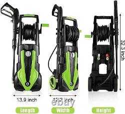 MAX' 3500PSI High Pressure Power Washer, Electric Portable Car Cleaner Machine