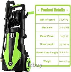 MAX 3500PSI High Pressure Power Washer Electric Portable Car Cleaner Machine US