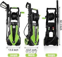 MAX 3500PSI High Pressure Power Washer Electric Portable Car Cleaner Machine US