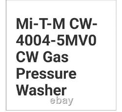 Mi-t-m 4000 psi pressure washer