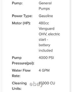 Mi-t-m 4000 psi pressure washer