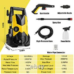 Mini Electric Power Pressure Washer Cleaner High Sprayer Machine 2850PSI 2.0 GPM