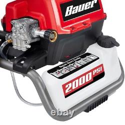 NEW BAUER 2000 PSI Max Performance Electric Pressure Washer with35 ft. Power cord