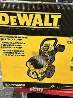 NEW DEWALT DXPW3324I 3300 PSI @ 2.4 GPM Honda Cold Water / Gas Pressure Washer