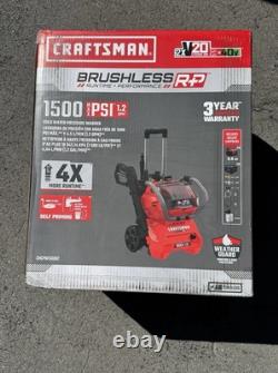 NEW FREE SHIP CRAFTSMAN Battery Pressure Washer V20 Brushless 1500 PSI 1.5 GPMs