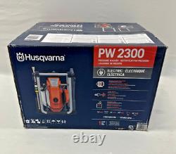 NEW Husqvarna PW2300 Electric Pressure Washer with Detergent Tank, Turbo Nozzle