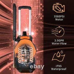 NEW SUGIFT 1800W Electric Pressure Washer 3300PSI 2.0GPM Pressure Cleaner Orange