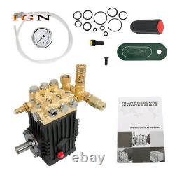 New 3600 PSI 4.9GPM 24mm Belt Drive Pressure Power Washer Pump Solid Shaft