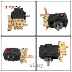 New 3600 PSI 4.9GPM 24mm Belt Drive Pressure Power Washer Pump Solid Shaft