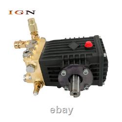New 3600 PSI 4.9GPM 24mm Belt Drive Pressure Power Washer Pump Solid Shaft