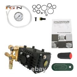 New 3600 PSI 4.9GPM 24mm Belt Drive Pressure Power Washer Pump Solid Shaft