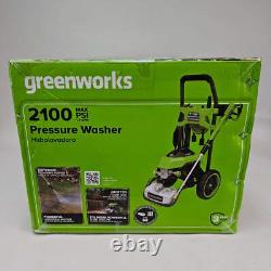 New Greenworks GPW2100 2100 PSI Pressure Washer