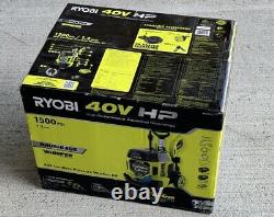 New RYOBI 40V Cordless Battery Pressure Washer 1500 PSI 1.2 GPM Cold Water Kit
