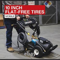 NorthStar Electric Cold Water Total Start/Stop Pressure Washer, 3000 PSI, 2.5