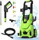 PAXCESS Electric Pressure Washer, 3000 PSI 2.5 GPM Washer with 4 Nozzles
