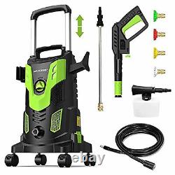 PAXCESS HWY23E 3,000 PSI Portable Electric Power Washer with Wheels & Accessories