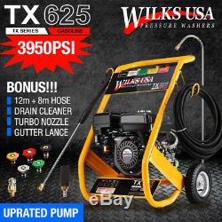 Petrol Pressure Washer 3950PSI / 272BAR POWER JET CLEANER WILKS-USA TX625i