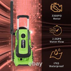 Portable 3300 PSI Max Pressure Electric High Pressure Washer 1800W 2.0 GPM NEW