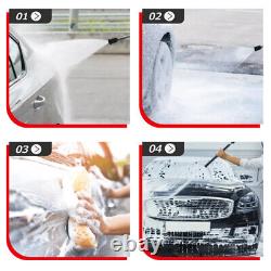 Portable 3800 PSI Gas Pressure Washer Gas Powered Washer 2.5 GPM with Foam Bottle