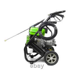 Portable 3800 PSI Gas Pressure Washer Gas Powered Washer 2.5 GPM with Foam Bottle