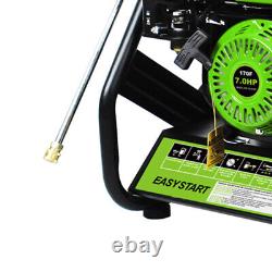Portable 3800 PSI Gas Pressure Washer Gas Powered Washer 2.5 GPM with Foam Bottle