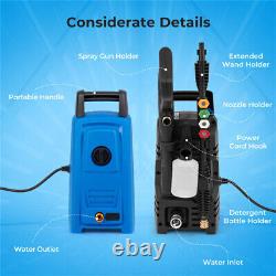 Powerful Electric Pressure Washer 3000 PSI High Efficiency Water Cleaner for