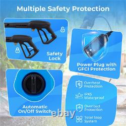 Powerful Electric Pressure Washer 3000 PSI High Efficiency Water Cleaner for