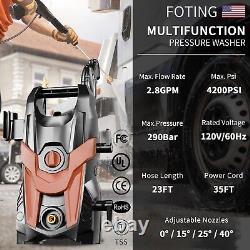 Powerful & Versatile ALAINTOOL KLC-T1 Pressure Washer4200 psi