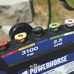 Powerhorse Gas Cold Water Pressure Washer 3100 PSI, 2.5 GPM, EPA and CARB
