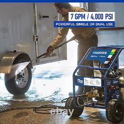 Powerhorse Gas Hot Water Pressure Washer with Propane Burner, 3600 PSI, 2.6 GPM