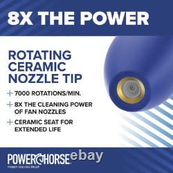 Powerhorse Rotating Pressure Washer Turbo Nozzle, 4.0 Orifice, 4000 PSI